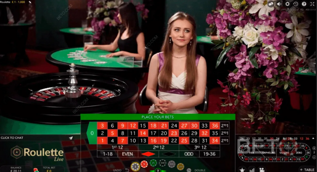 Como funciona o live casino